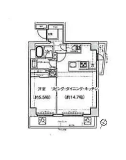 スパシエ幡ヶ谷【2階】の間取り