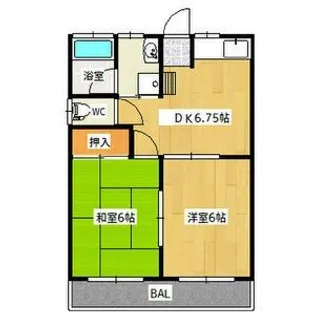 すずきハイツ【1階】の間取り