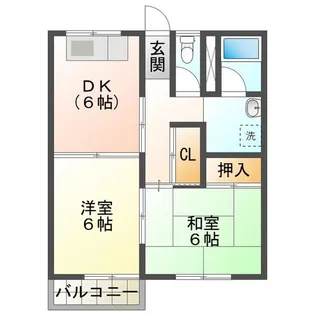 エクメーネ加藤II【2階】の間取り