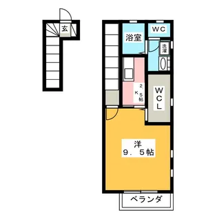 ボワ・リジエール D【2階】の間取り