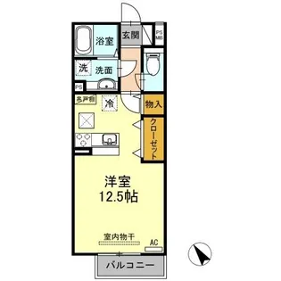 WHITE ROOM 曙【1階】の間取り