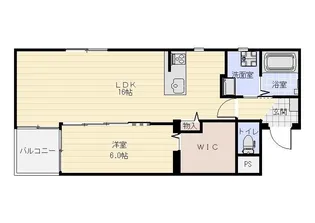 クレシェンド【4階】の間取り