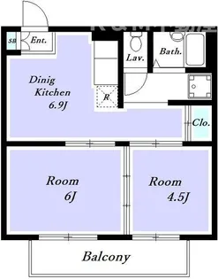 GOLD FIELDI【1階】の間取り