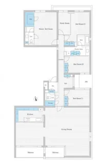 代沢レジデンス【3階】の間取り