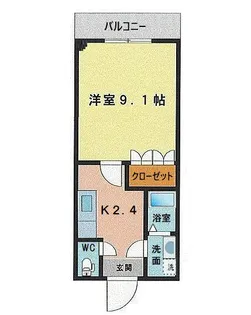 サンパティオ【2階】の間取り