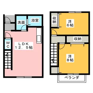 静岡県富士宮市田中町【一戸建】の間取り