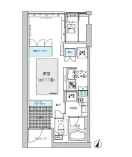 東京都世田谷区砧2【マンション】の間取り