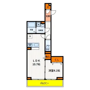 東京都日野市東平山2【アパート】の間取り