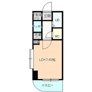 あさひレジデンス五番館【3階】の間取り