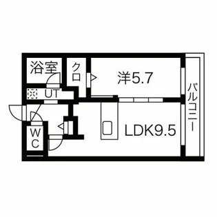 グランベルオオエ (GranBell Oe)【2階】の間取り