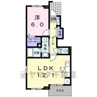 エクセルコート3【1階】の間取り