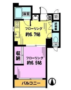 イル・フィオーレ【5階】の間取り