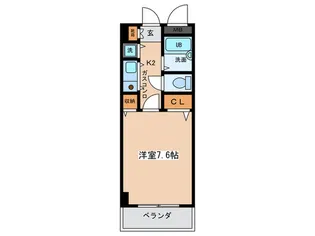 サンモール【9階】の間取り