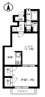 シャーメゾンニシノ【1階】の間取り