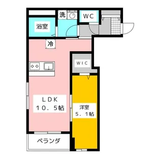 メゾン ドゥ ボヌール【3階】の間取り