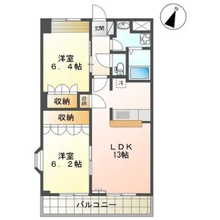 Grand Field 参番館【1階】の間取り