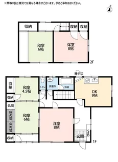 岐阜県大垣市笠縫町【一戸建】の間取り