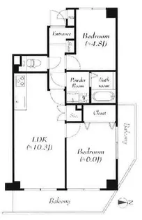 東京都大田区東糀谷1【マンション】の間取り