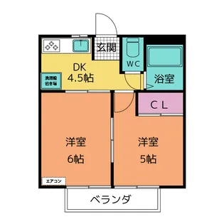 カナディアン10【1階】の間取り