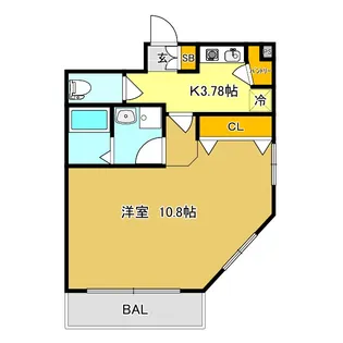 シークロジュマン【5階】の間取り