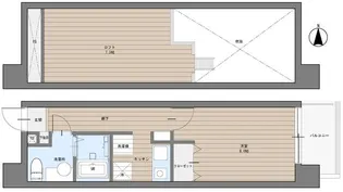 東京都墨田区東駒形4【マンション】の間取り