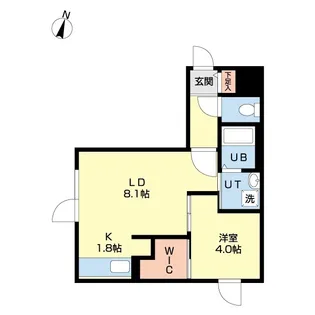 PolarisV【1階】の間取り