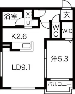 SHELL PIAA N15【4階】の間取り