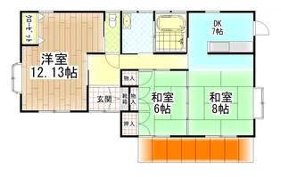 宮崎県北諸県郡三股町大字宮村【一戸建】の間取り