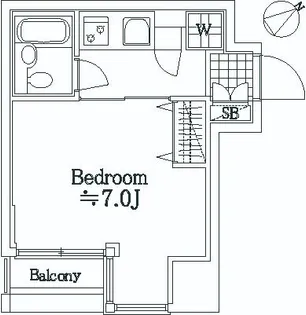 ディナスティーア三ノ輪【9階】の間取り
