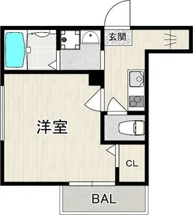 レーヴポルテ大成町【1階】の間取り