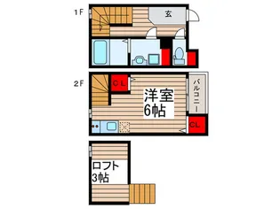 メゾネットみのり台の間取り
