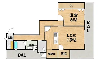 Coco・R(ココアール)【2階】の間取り