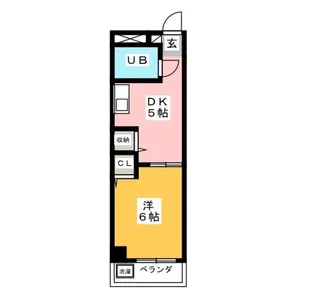 パレット御殿山【2階】の間取り
