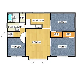 ONLYワン末永【1階】の間取り