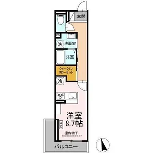 ヒロ・ブランシェ【2階】の間取り