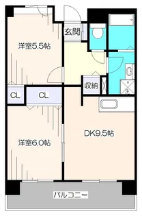 東京都小平市小川町1【マンション】の間取り