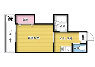 東中野ハイデンス【3階】の間取り