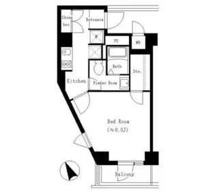 ブリリアント恵比寿【3階】の間取り