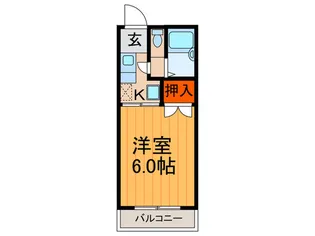 ハイツマキノ【1階】の間取り