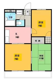 RICHウエストフィールド【3階】の間取り