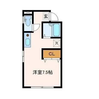 クレール傳【2階】の間取り