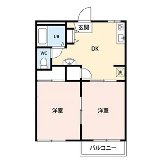 タウニー小林【1階】の間取り