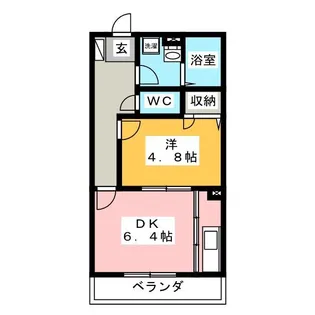 レ・パステック湘南平塚【3階】の間取り