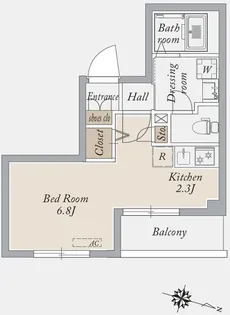 アーバンパーク王子【2階】の間取り