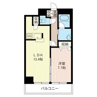 プレジャ湘南台【4階】の間取り