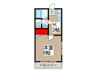 トヤマハイツ II【2階】の間取り