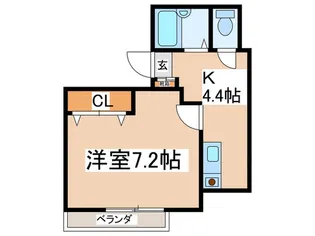 サンサーラ【2階】の間取り