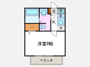 ソレアード【1階】の間取り