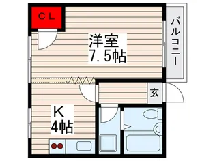 メゾン・ド・ローズ【2階】の間取り
