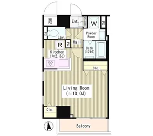 アネックス麻布十番【4階】の間取り